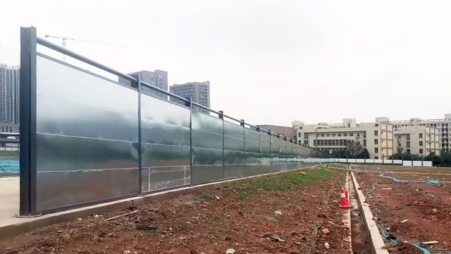 東莞建設工地圍擋 鍍鋅鋼板圍擋2.4米高C款 工程案例-A/B/C類圍擋-深圳市大通建材有限公司鋼圍擋生產定制廠家
